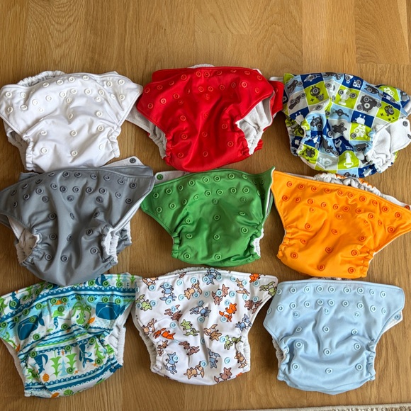 Colorful Kids Cloth Diaper Set